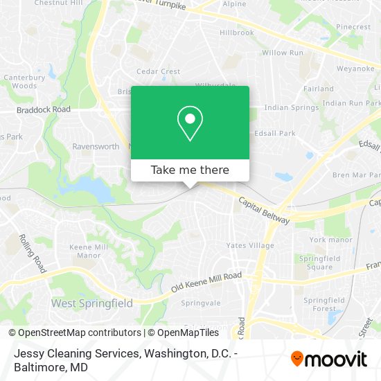 Mapa de Jessy Cleaning Services