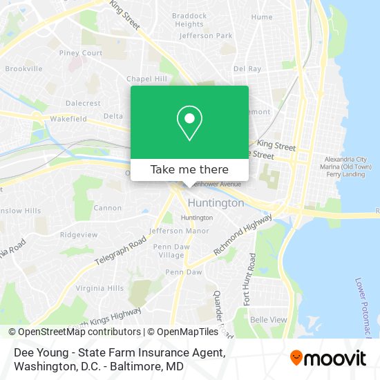 Dee Young - State Farm Insurance Agent map