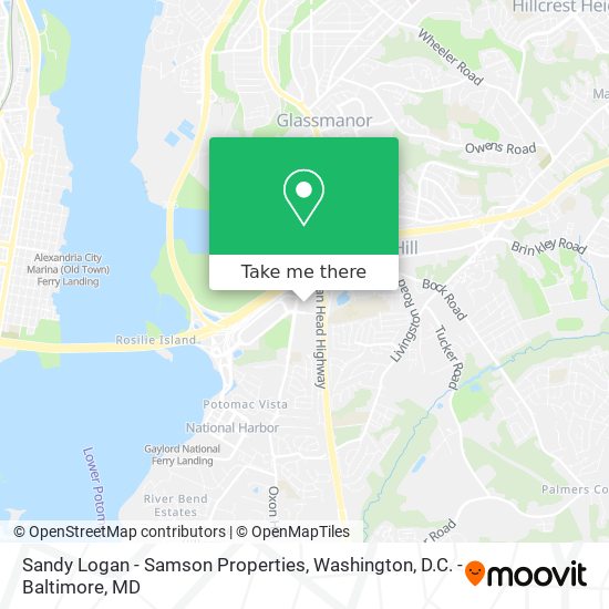Sandy Logan - Samson Properties map