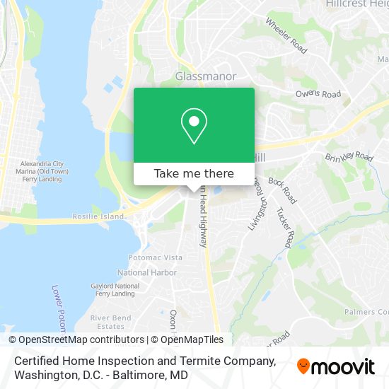 Mapa de Certified Home Inspection and Termite Company