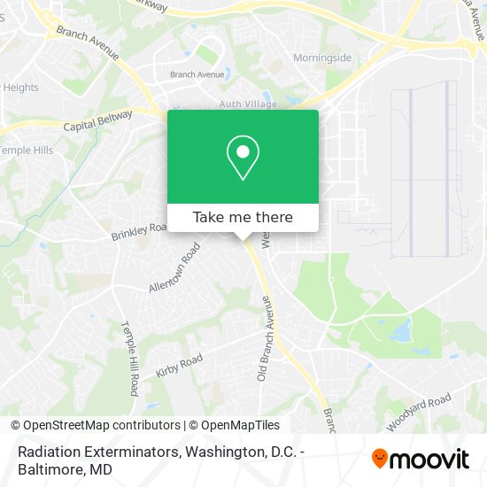 Radiation Exterminators map