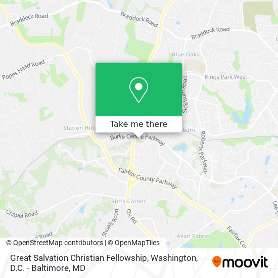 Mapa de Great Salvation Christian Fellowship