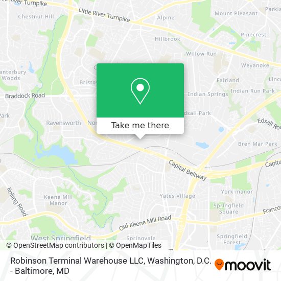 Mapa de Robinson Terminal Warehouse LLC