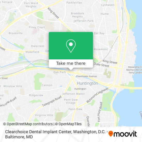 Mapa de Clearchoice Dental Implant Center