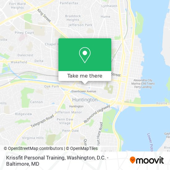 Mapa de Krissfit Personal Training