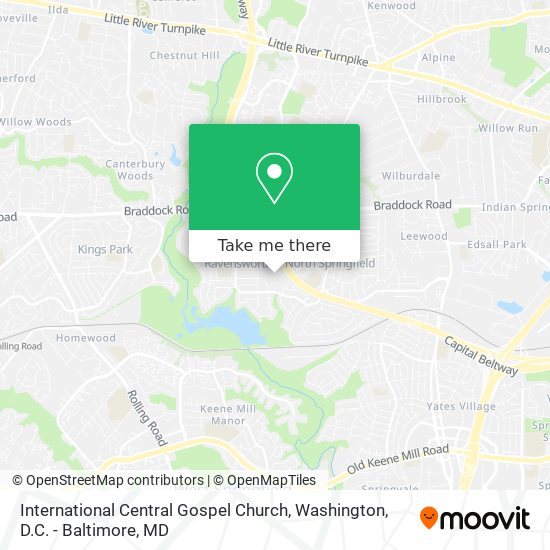 International Central Gospel Church map