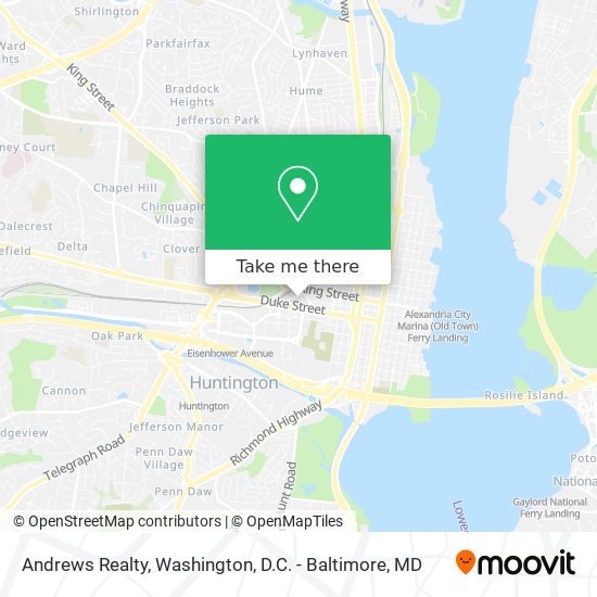 Andrews Realty map