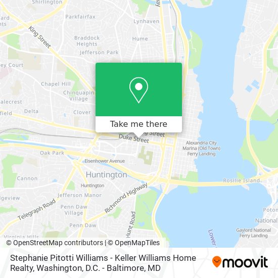 Mapa de Stephanie Pitotti Williams - Keller Williams Home Realty