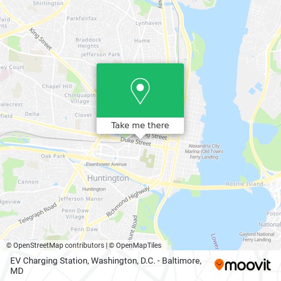 Mapa de EV Charging Station