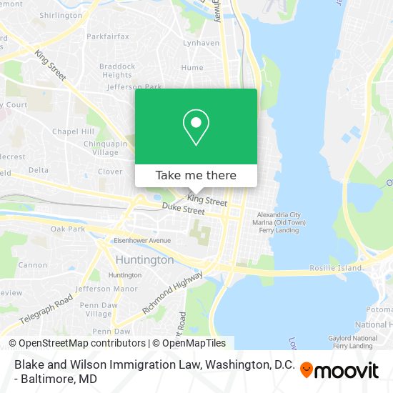 Mapa de Blake and Wilson Immigration Law