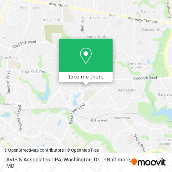 AVIS & Associates CPA map