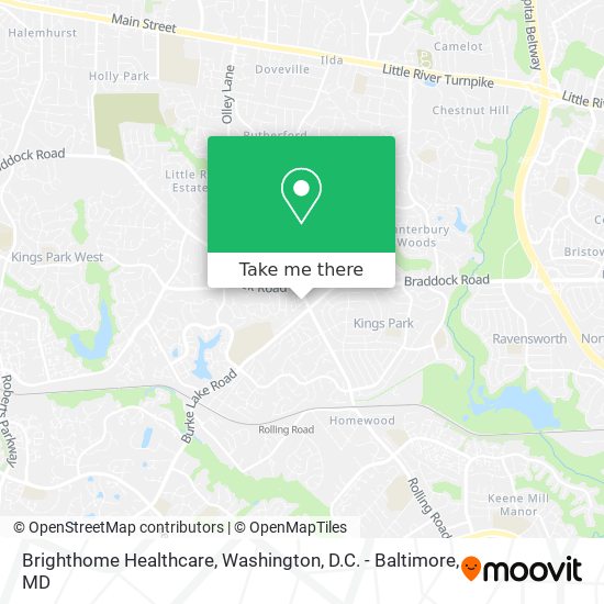 Brighthome Healthcare map