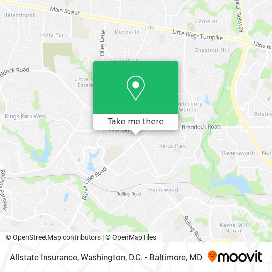 Allstate Insurance map