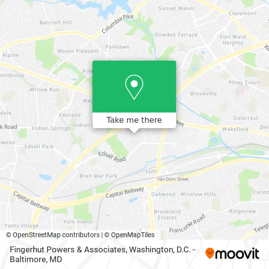 Mapa de Fingerhut Powers & Associates