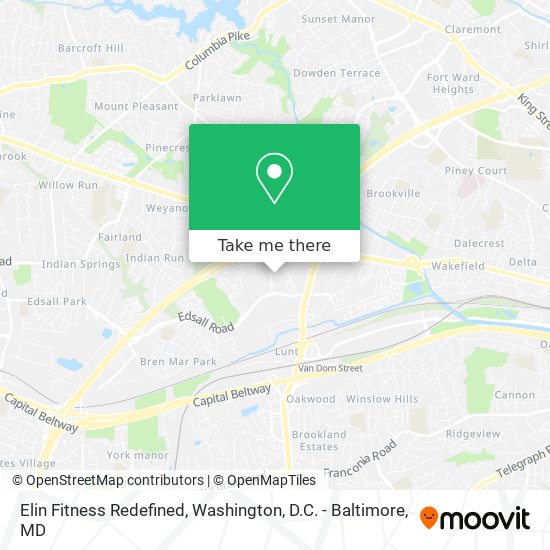 Elin Fitness Redefined map