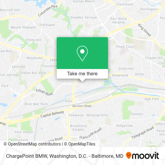 ChargePoint BMW map