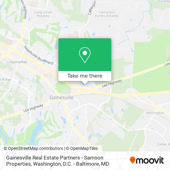 Mapa de Gainesville Real Estate Partners - Samson Properties