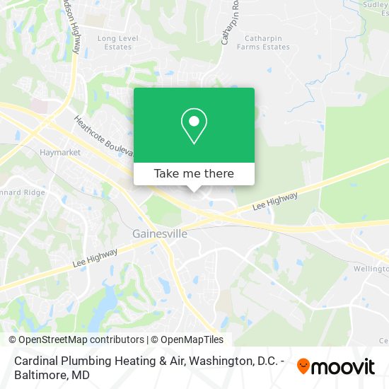 Mapa de Cardinal Plumbing Heating & Air