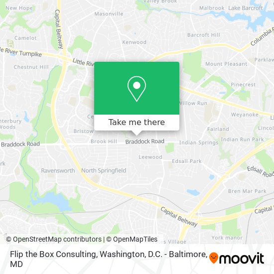 Flip the Box Consulting map