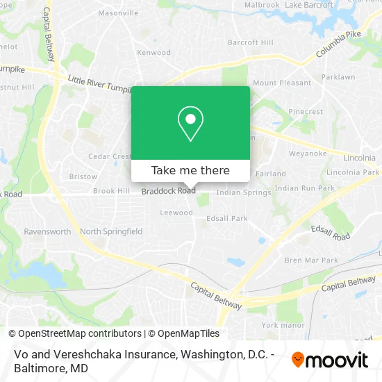 Mapa de Vo and Vereshchaka Insurance