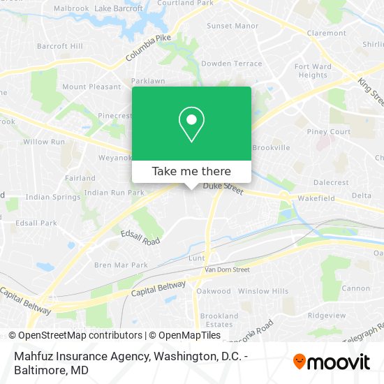 Mapa de Mahfuz Insurance Agency