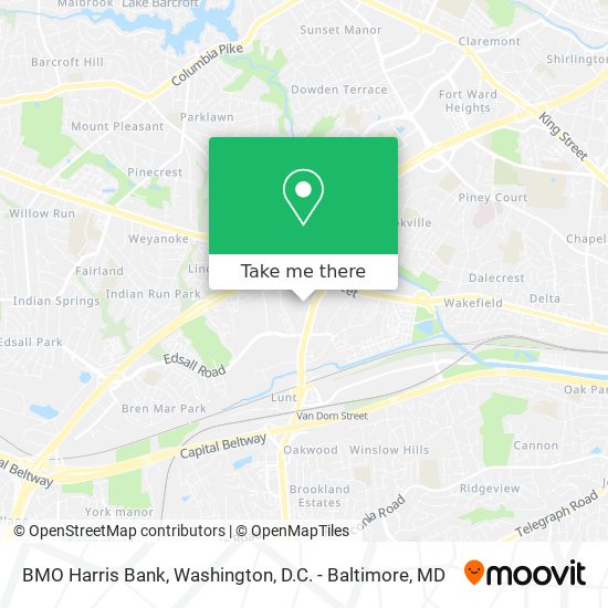 BMO Harris Bank map