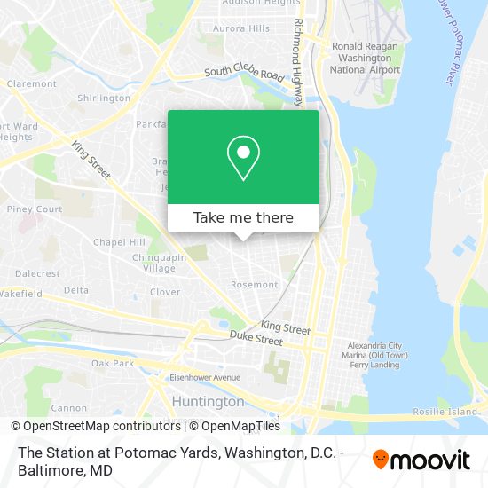 Mapa de The Station at Potomac Yards