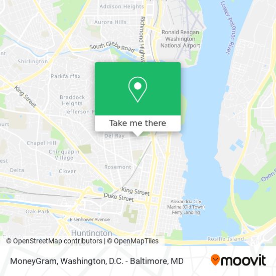 MoneyGram map