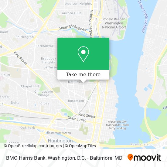 BMO Harris Bank map