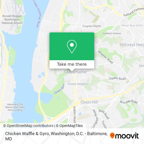 Chicken Waffle & Gyro map