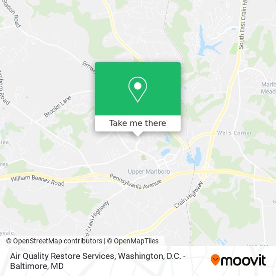 Air Quality Restore Services map