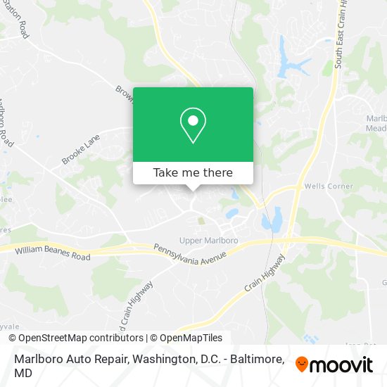 Marlboro Auto Repair map