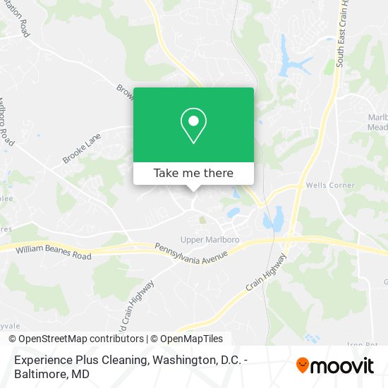 Experience Plus Cleaning map