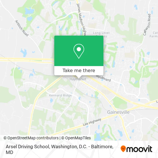 Arsel Driving School map
