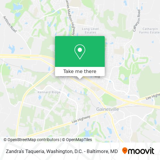 Zandra's Taqueria map