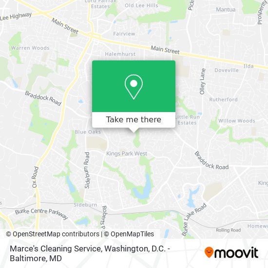 Marce's Cleaning Service map