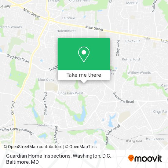 Mapa de Guardian Home Inspections