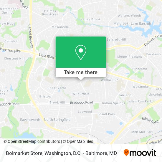 Bolmarket Store map