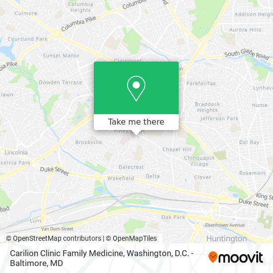 Mapa de Carilion Clinic Family Medicine