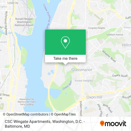 Mapa de CSC Wingate Apartments