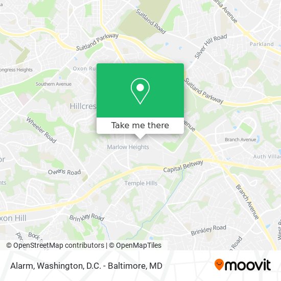 Alarm map