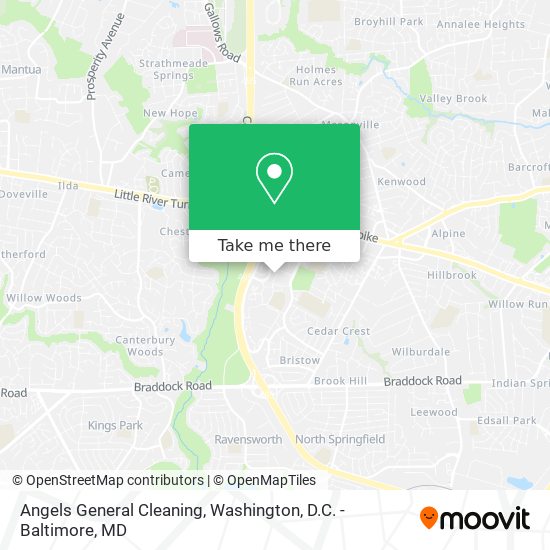 Angels General Cleaning map