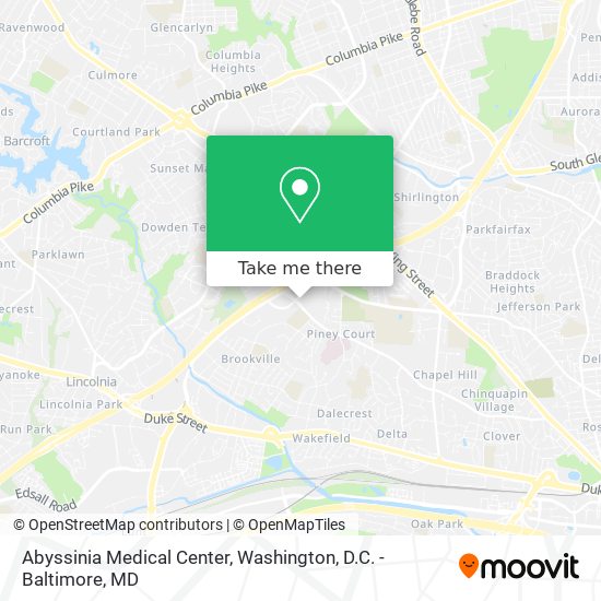 Abyssinia Medical Center map