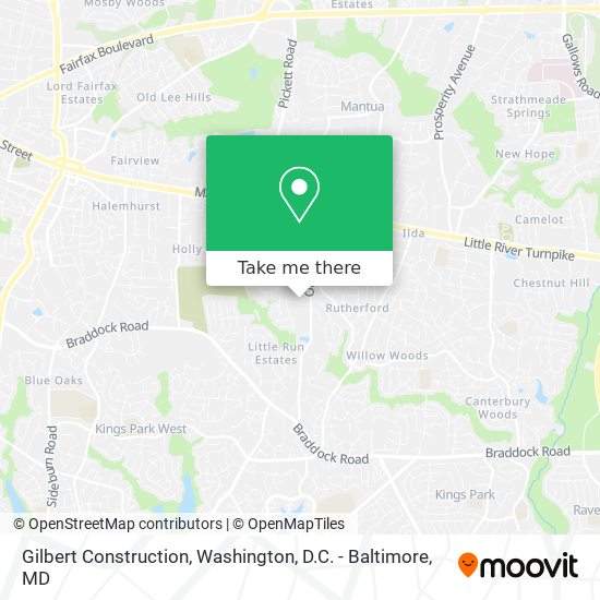 Mapa de Gilbert Construction