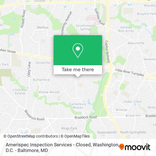 Mapa de Amerispec Inspection Services - Closed