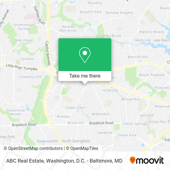 ABC Real Estate map