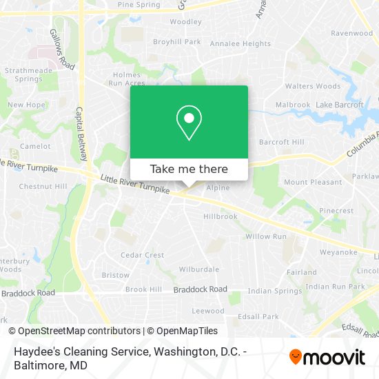 Haydee's Cleaning Service map