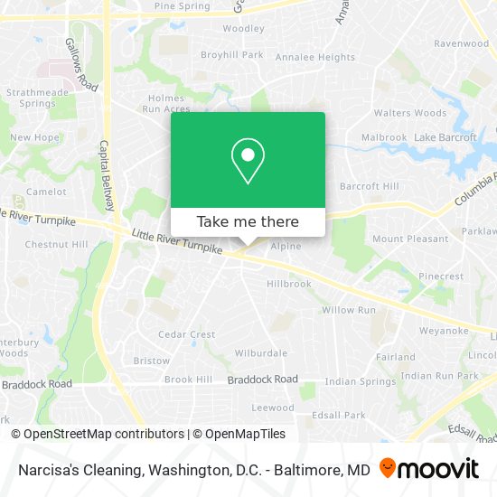 Narcisa's Cleaning map
