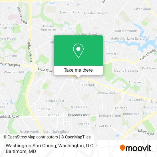 Washington Sori Chung map