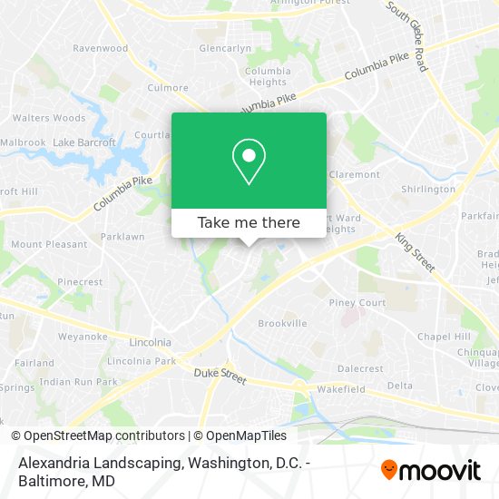 Alexandria Landscaping map